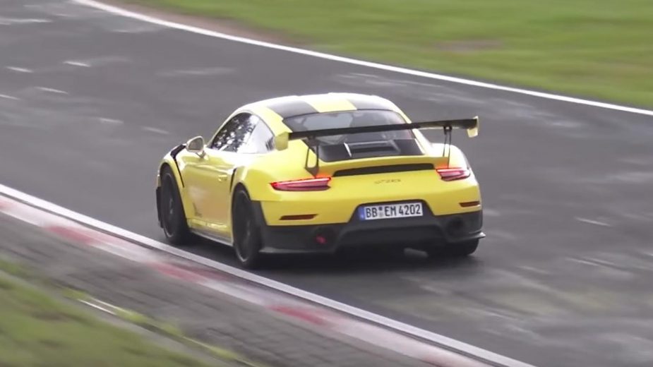 N Rburgring Ser O Novo Porsche Gt Rs Mais R Pido Que O Spyder