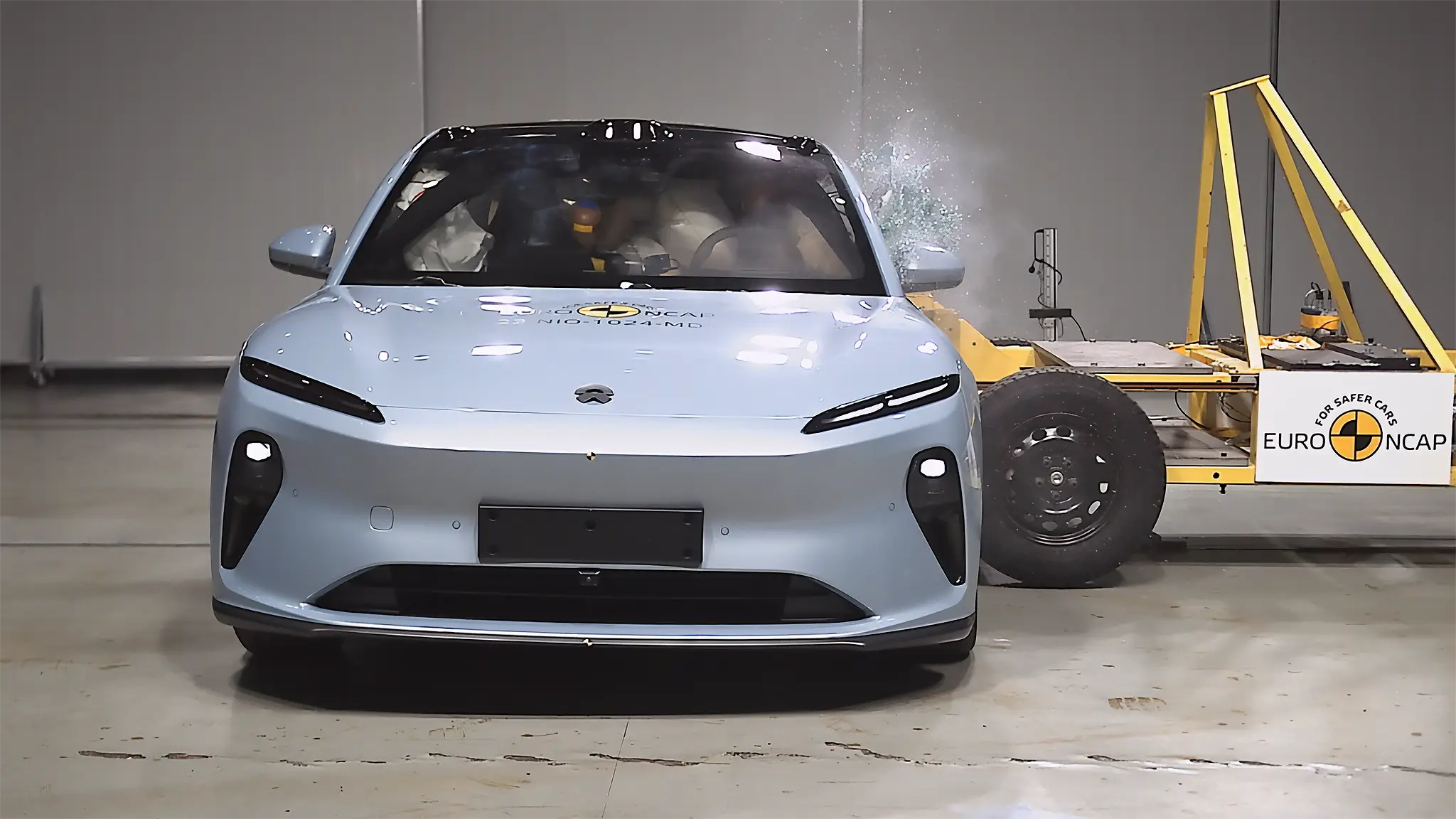 Testes Euro NCAP Mais Exigentes NIO ET5 E EL7 Superaram Prova