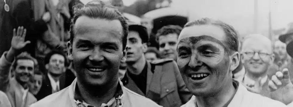 Mille Miglia: Caracciola e o co-piloto Wilhelm Sebastian 