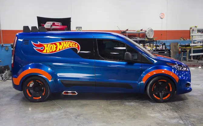 Ford’s 2014 Transit Connect Sizzles for SEMA Courtesy of Hot W