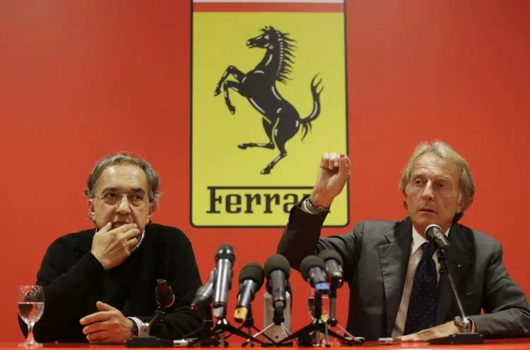 Ferrari, Montezemolo demite-se: Marchionne o novo presidente