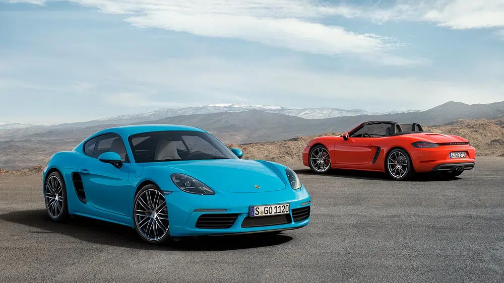 Porsche 718 Cayman e Porsche 718 Boxster