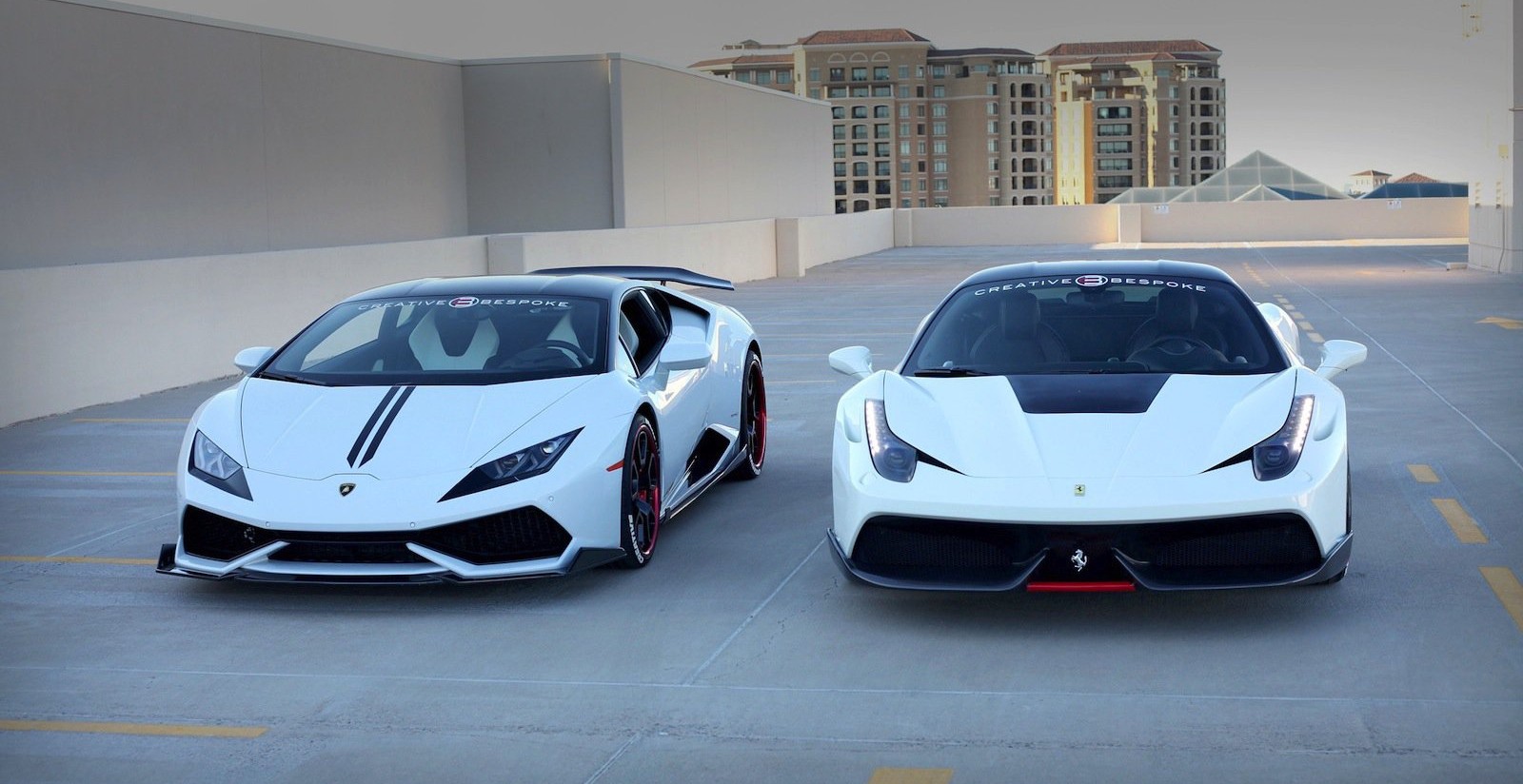 Lamborghini Huracan Ferrari 458