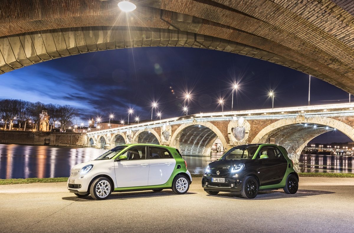 2017 Smart Fortwo e Forfour electric drive elétricos