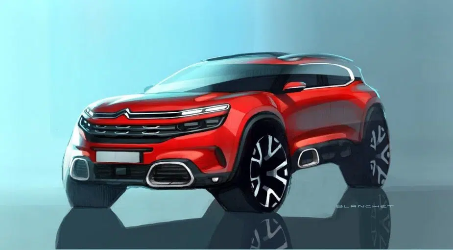 Citroen C5 Aircross sketch