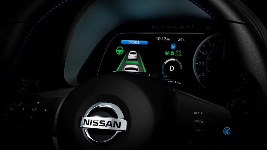 Nissan Leaf interior