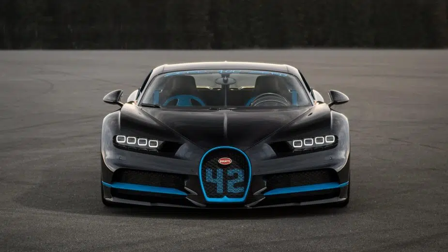 Bugatti Chiron 42 segundos dos 0-400-0 km/h