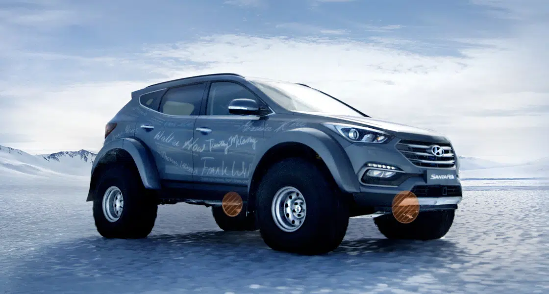 Hyundai Santa Fe - Eixos pórticos