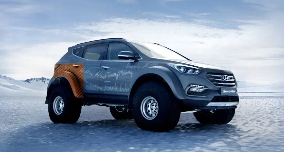 Hyundai Santa Fe - Depósito de Combustível