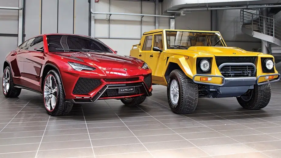 Lamborghini Urus concept com Lamborghini LM002