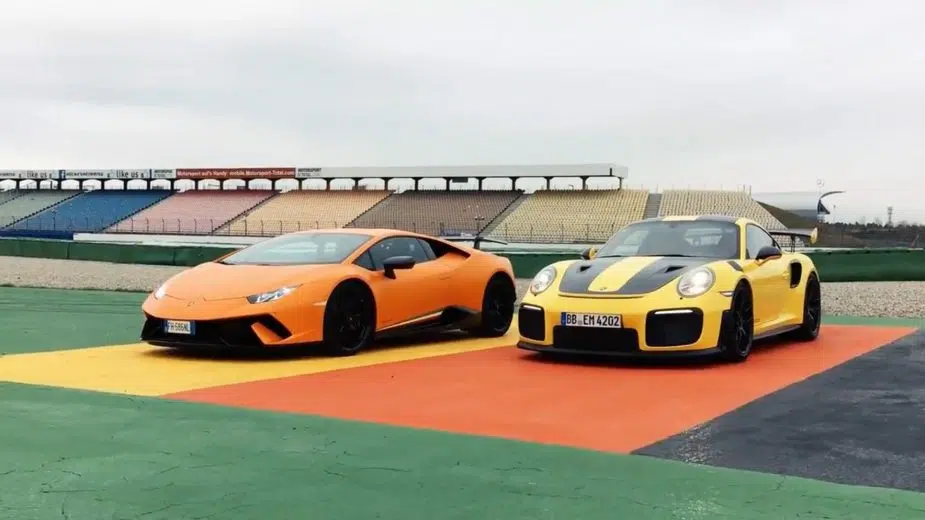 Lamborghini Huracán Performante contra Porsche 911 GT2 RS