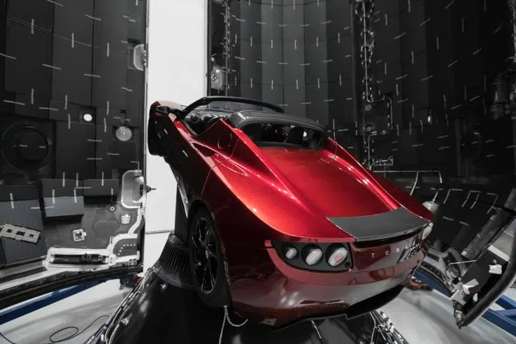 telsa roadster falcon heavy 1