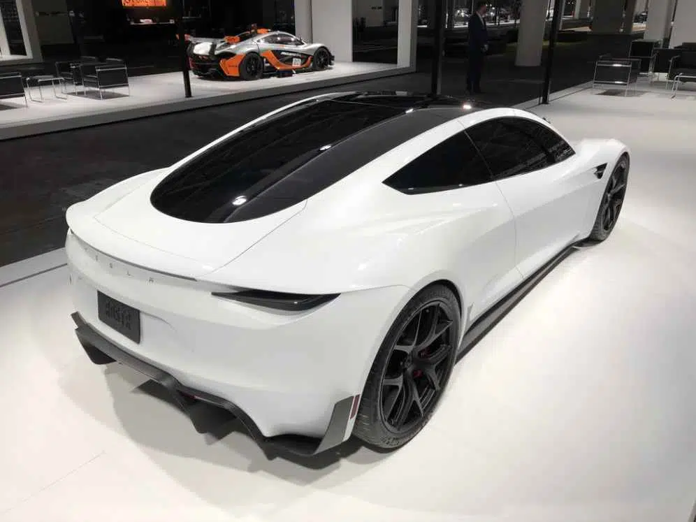 Tesla Roadster Branco 2018