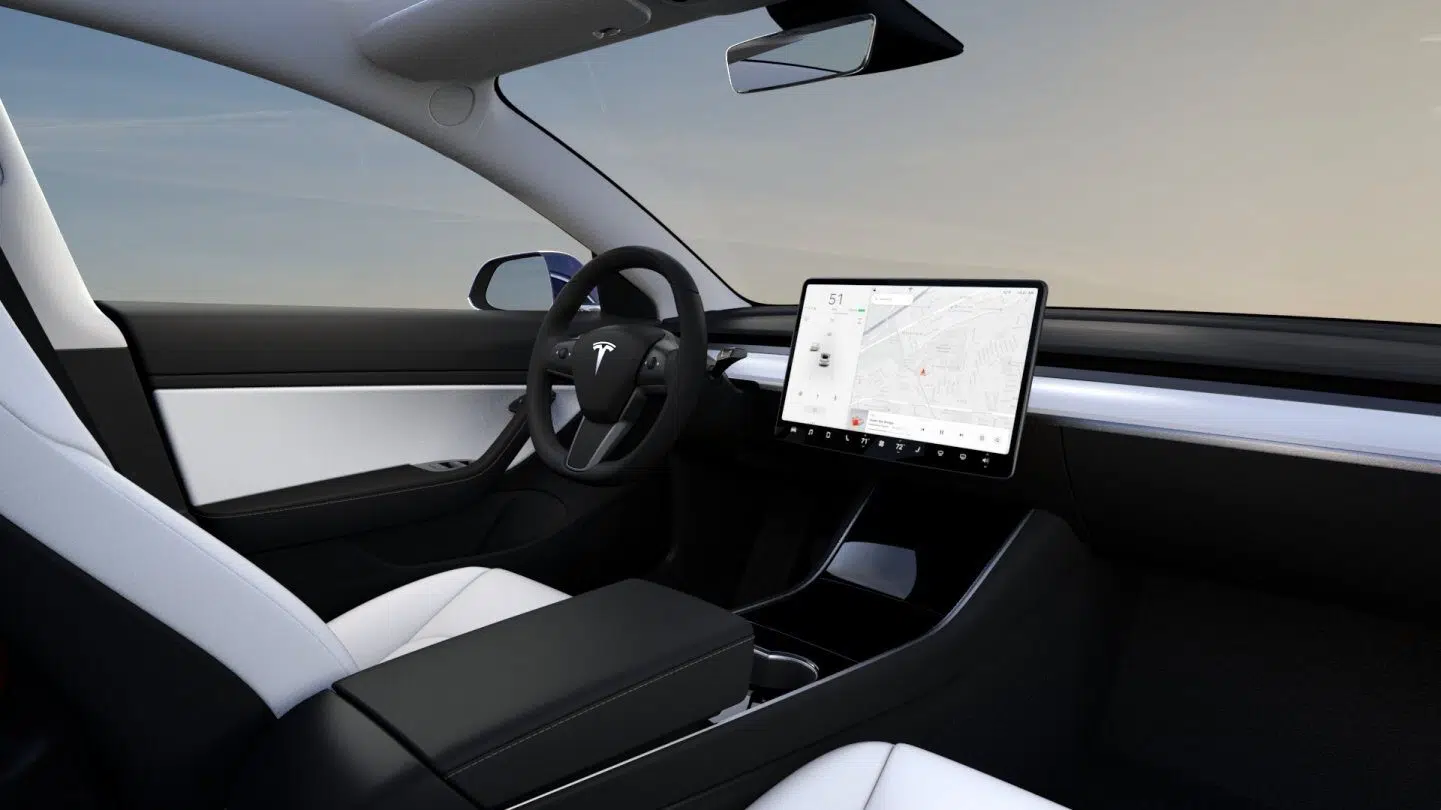 Tesla Model 3 interior