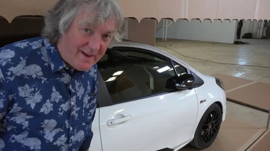 James May unboxing Toyota Yaris GRMN