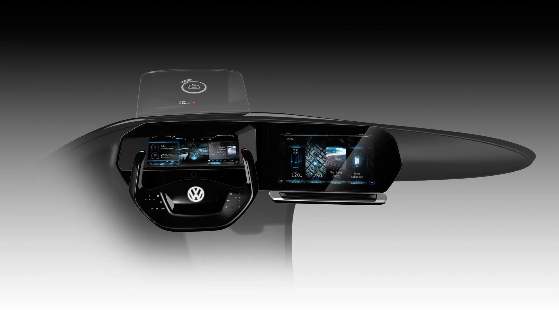 Volkswagen Digital Cockpit CES 2017