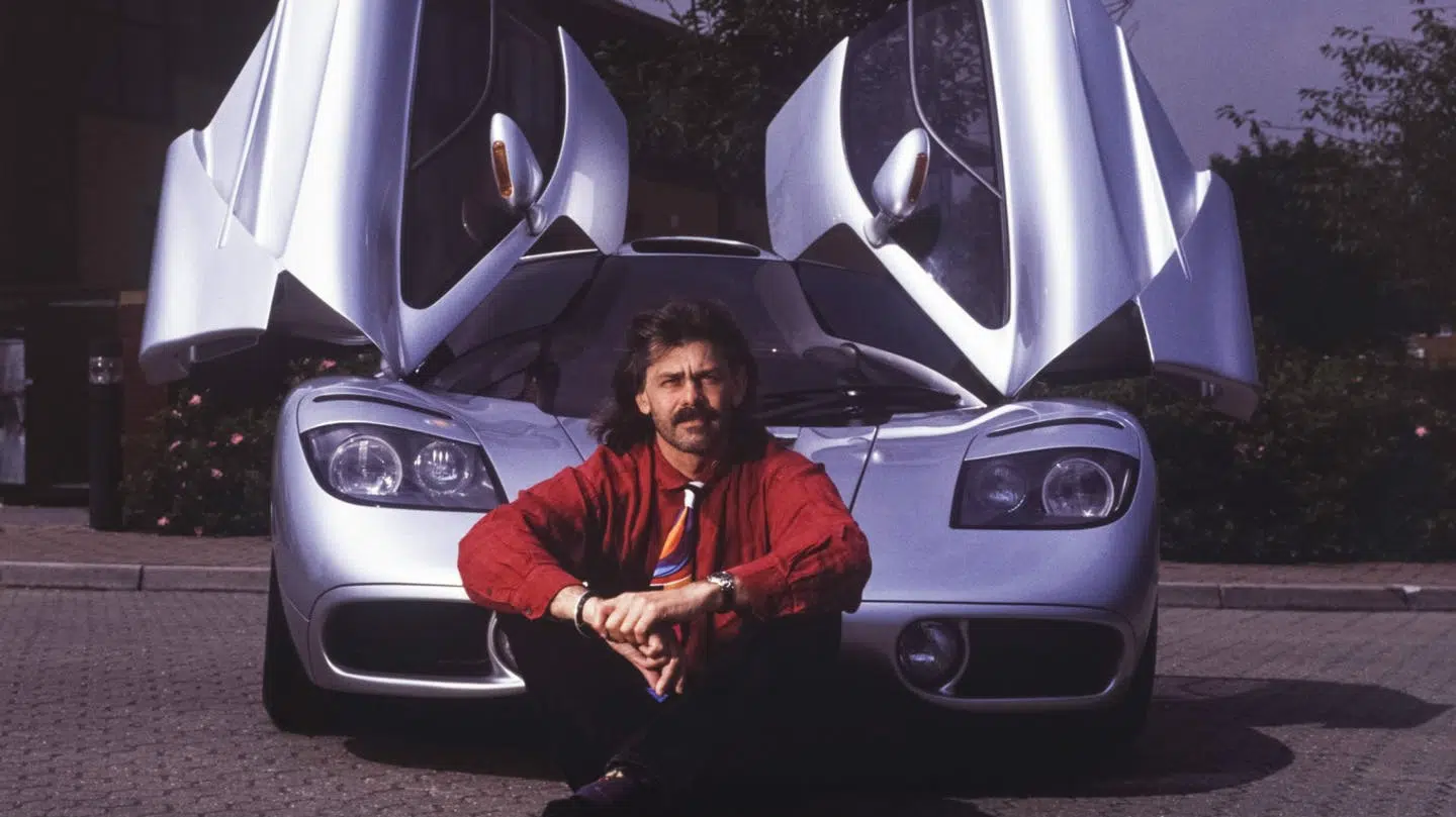 McLaren F1 com Gordon Murray.