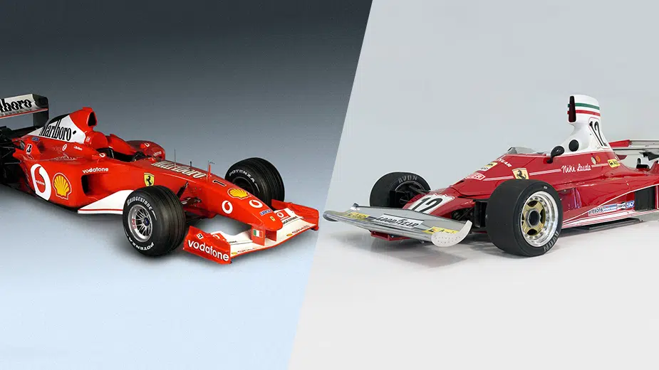 Ferrari 312T e Ferrari F2002