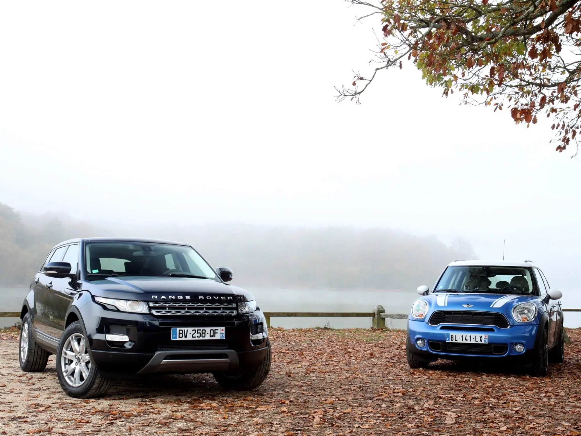 Range Rover Evoque e MINI Countryman