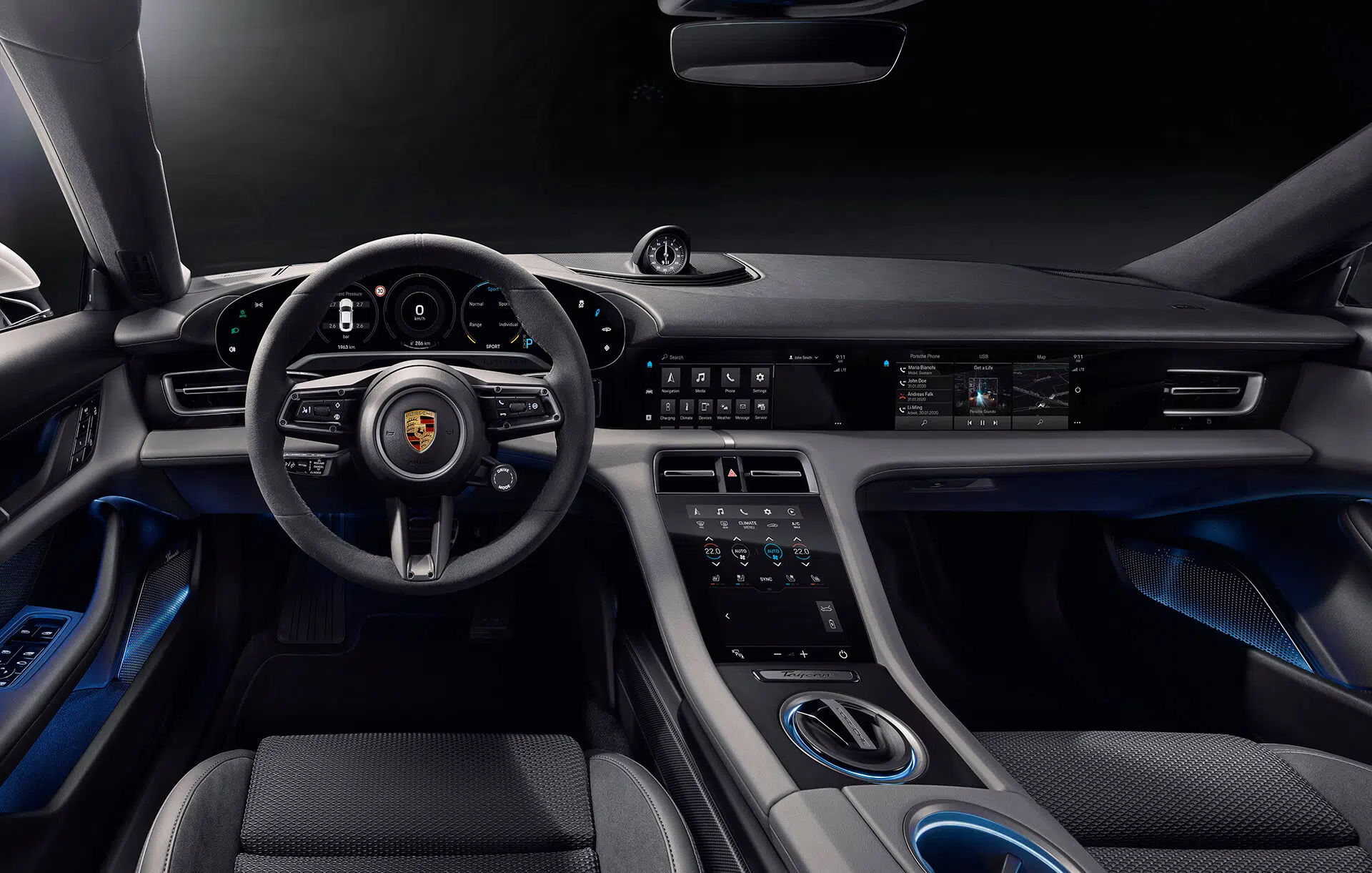 Porsche Taycan interior