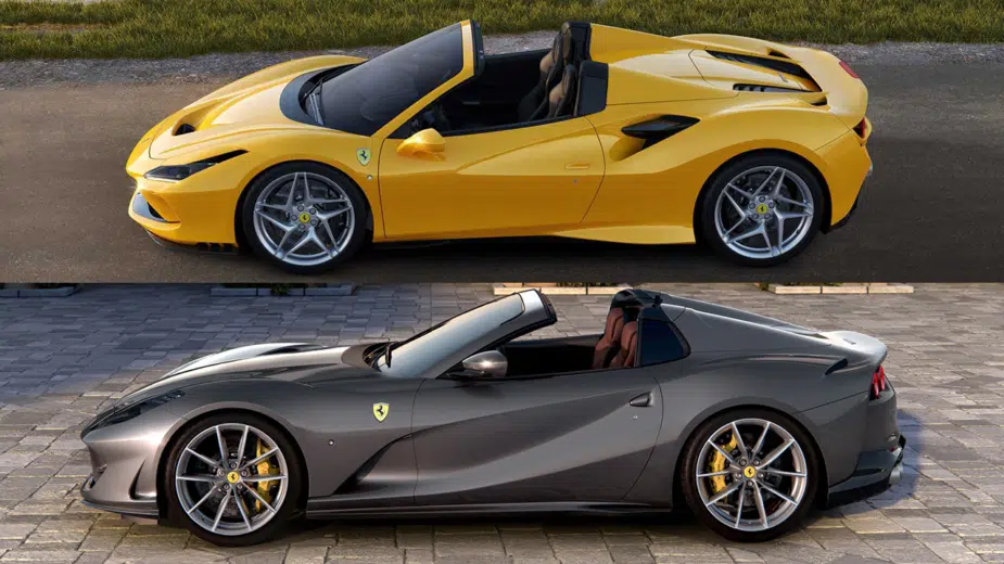 Ferrari F8 Spider e Ferrari 812 GTS