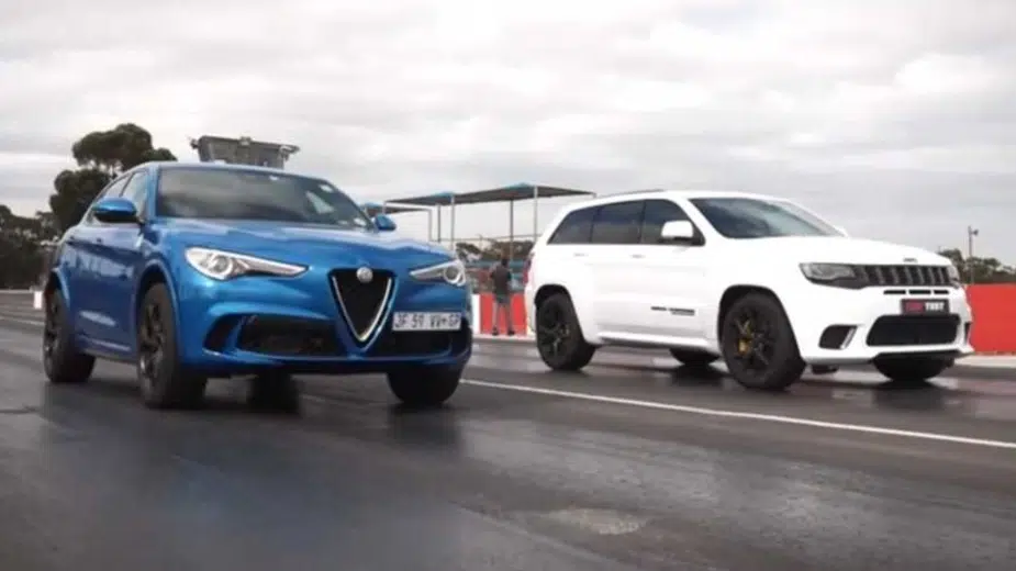 Alfa Romeo Stelvio Quadrifoglio vs Jeep Grand Cherokee Trackhawk