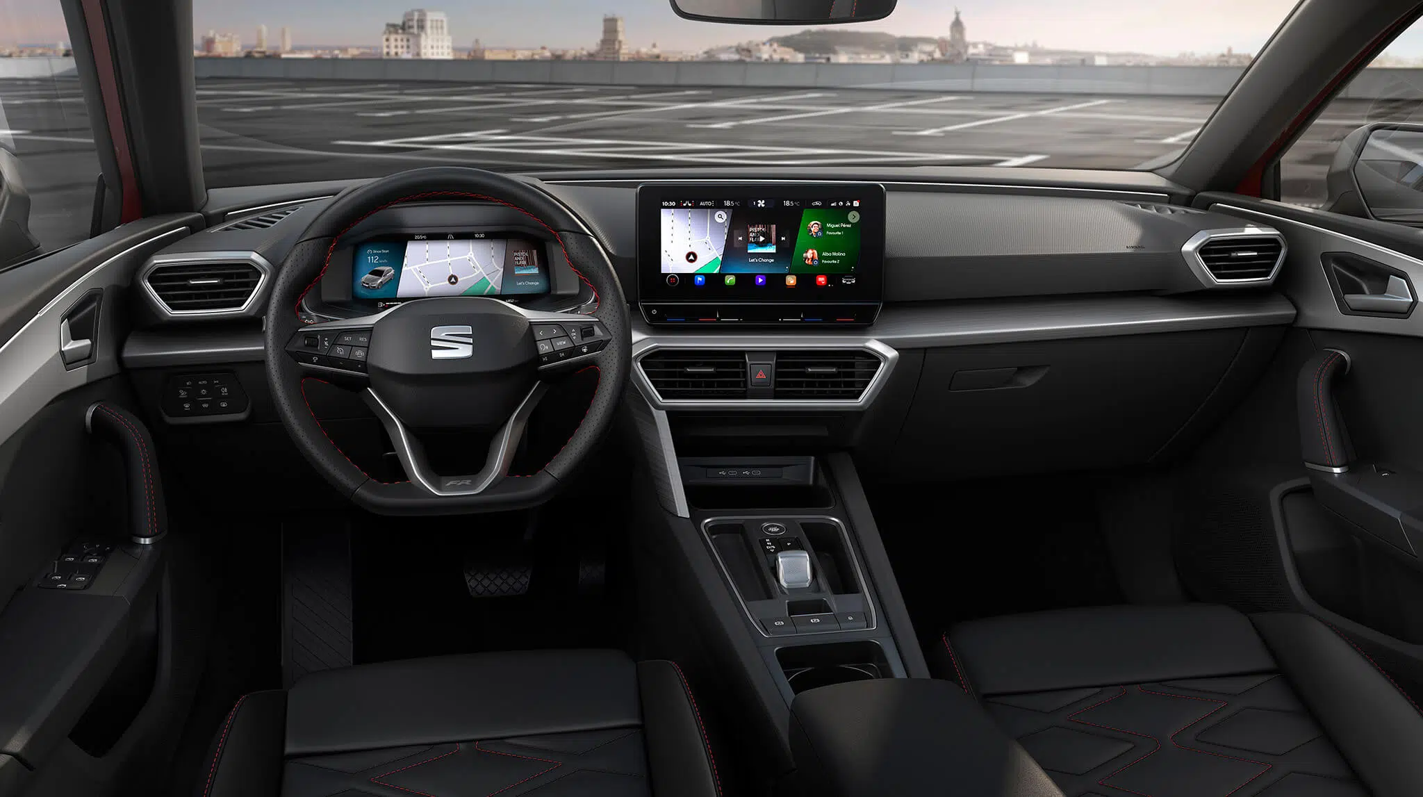 Interior do SEAT Leon 2020