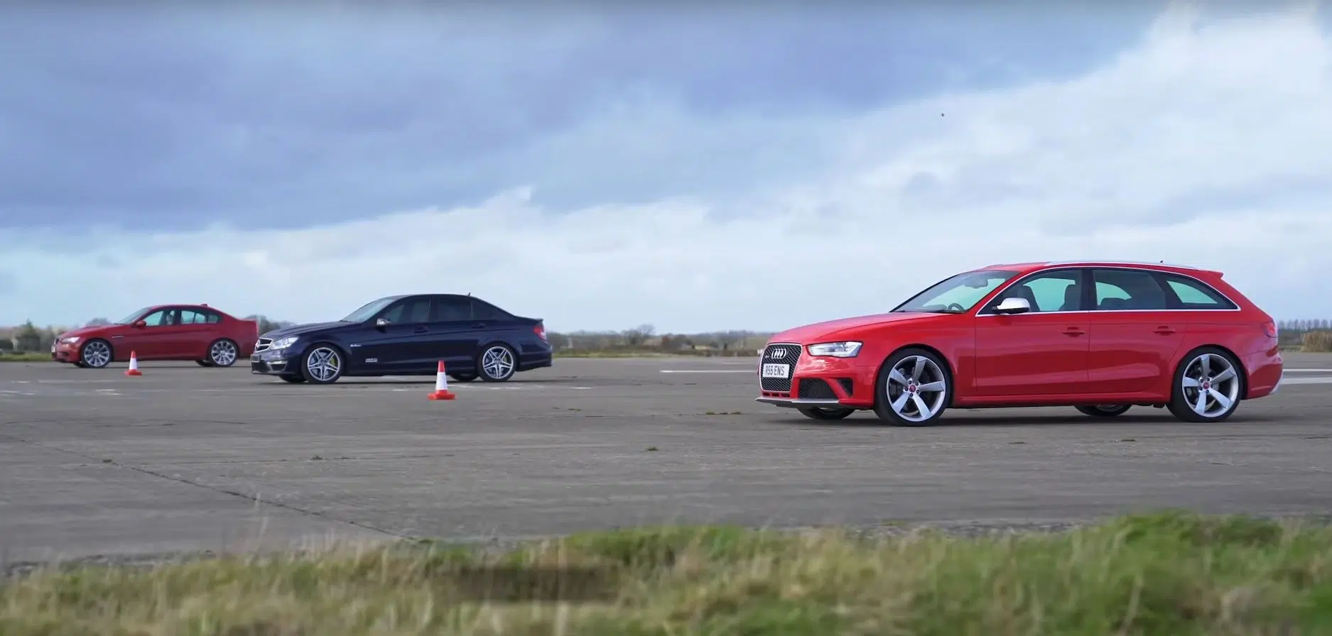 audi rs 4 avant b8 vs mercedes-benz c63 AMG W204 vs BMW M3 E90