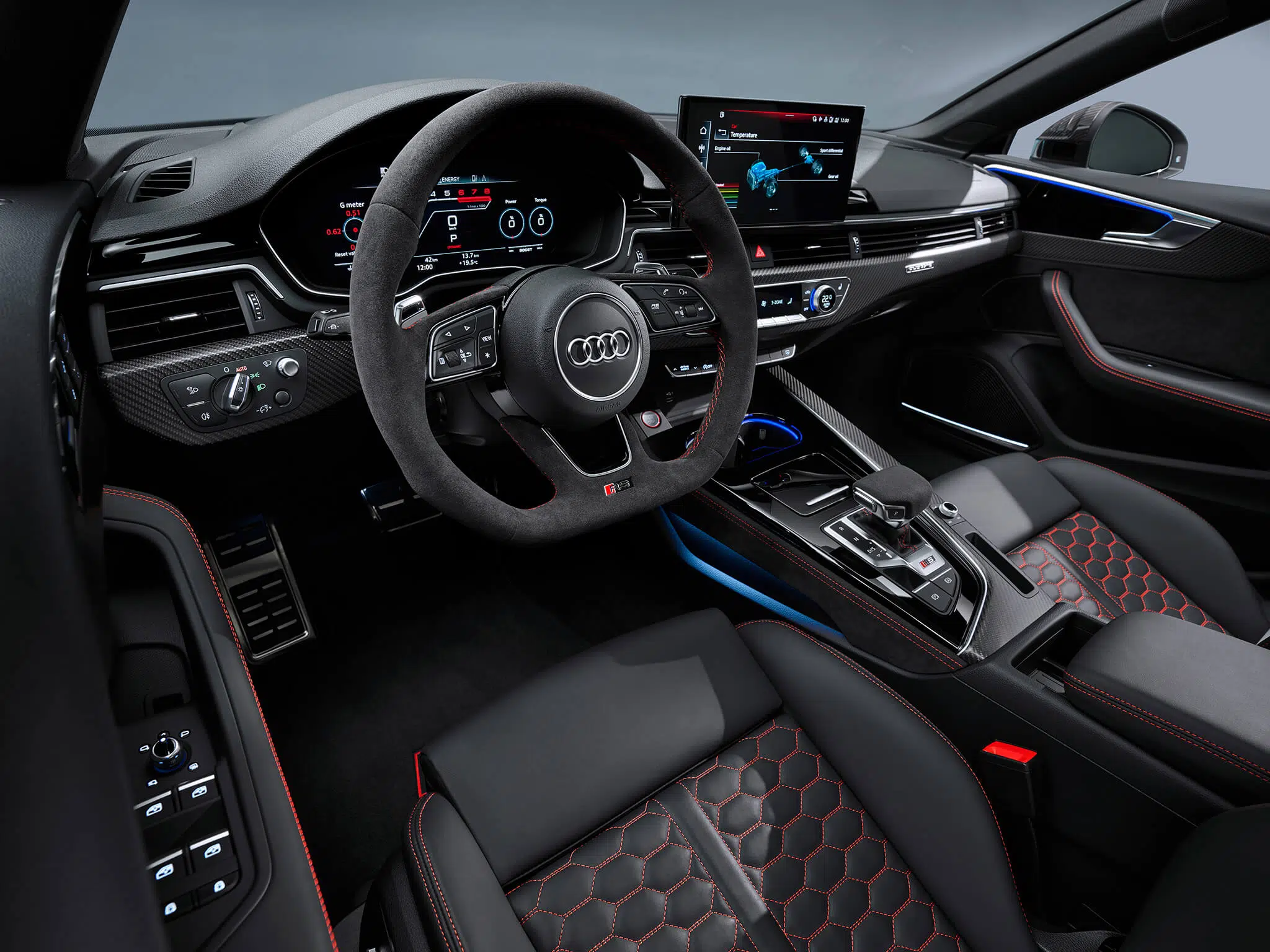 Interior do Audi RS 5 Coupé 2020