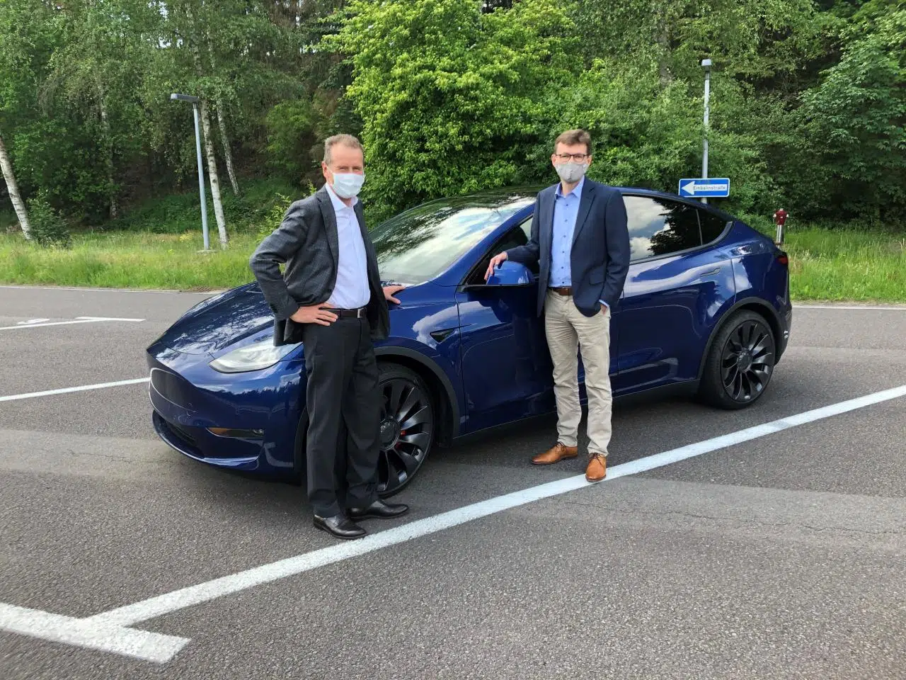 Herbert Diess e Tesla Model Y