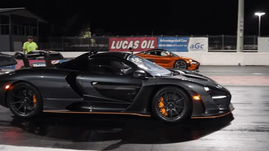 Drag race McLaren