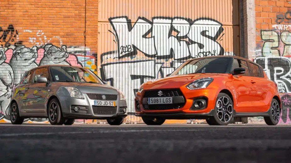 O duelo mais esperado. Novo Swift Sport enfrenta o primeiro Swift Sport