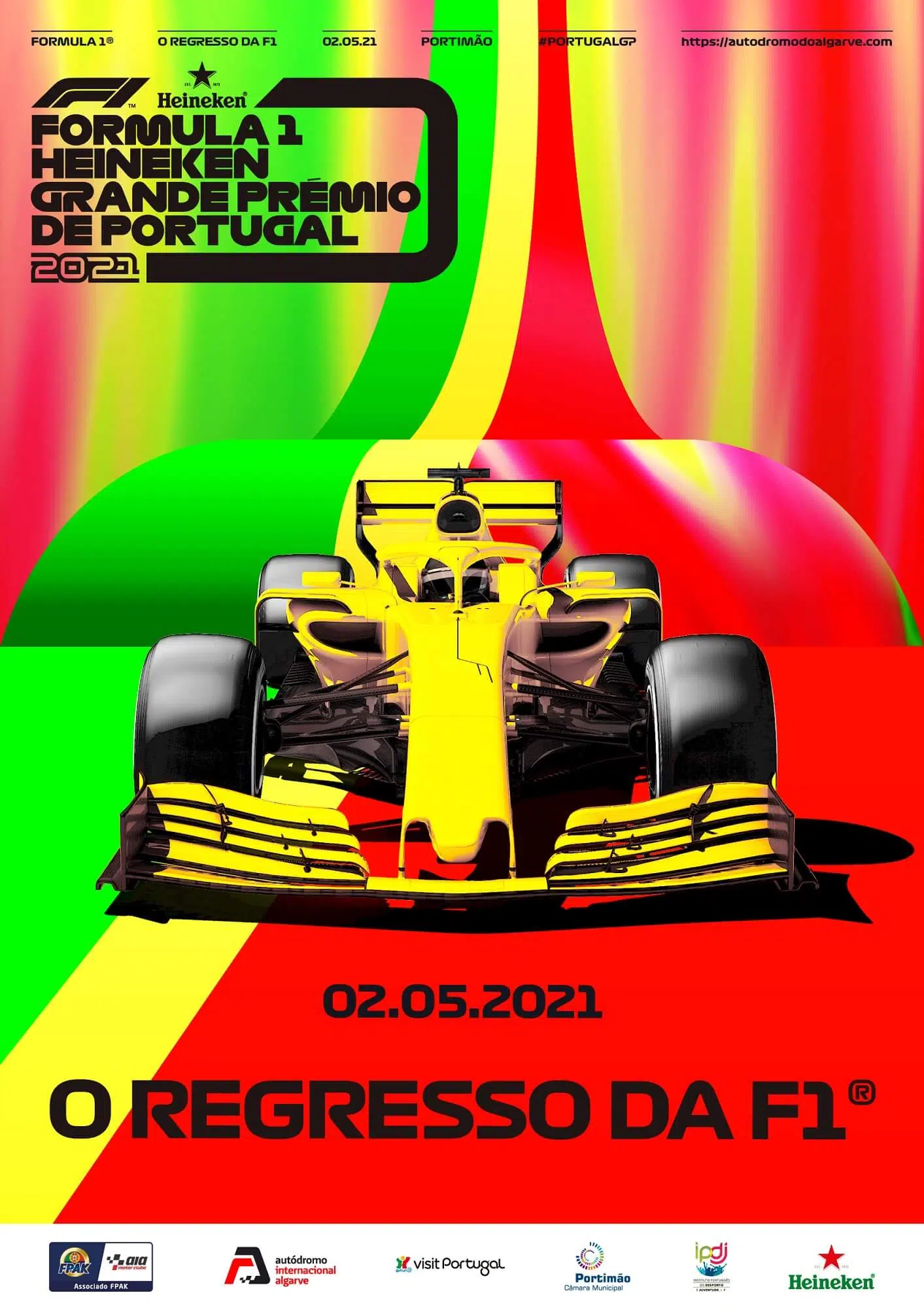 F1 GP de Portugal poster