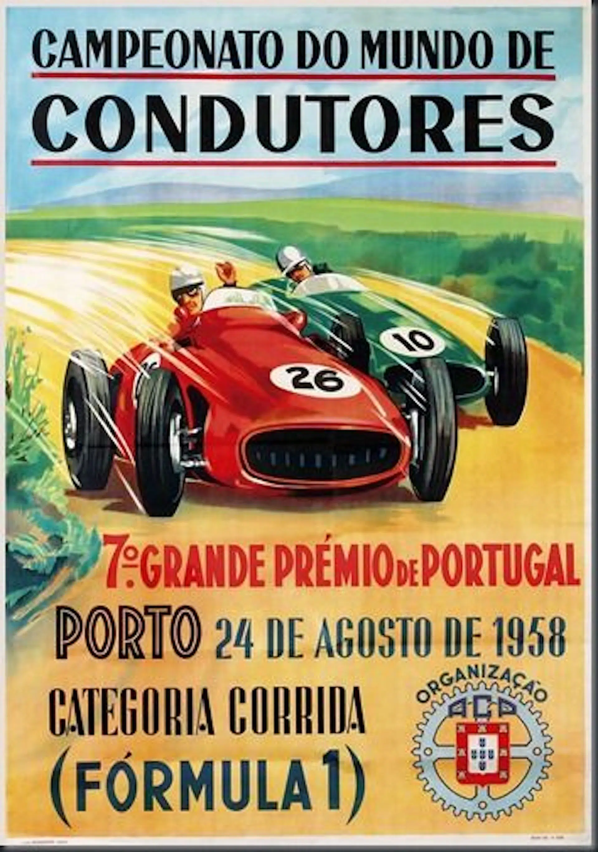 cartaz gp portugal 1958