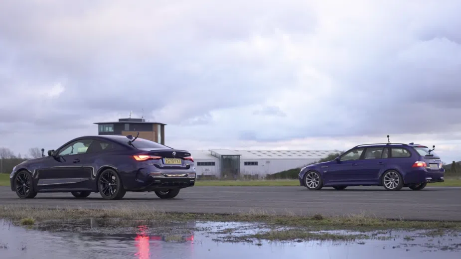 Drag Race BMW m440i vs M5 Touring (e61)