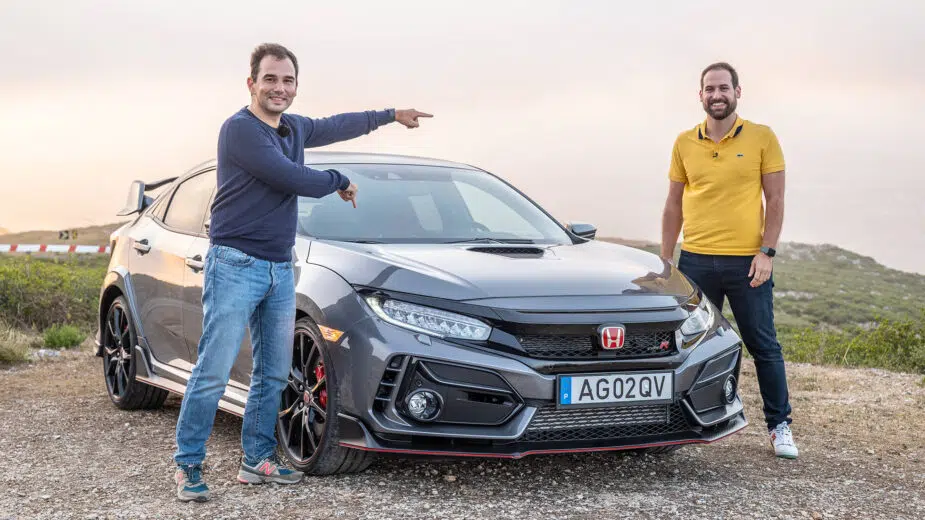 Honda Civic Type R com Guilherme Costa e Miguel Dias