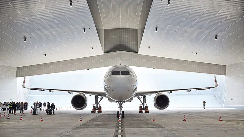 Hangar aeroporto de Zurique