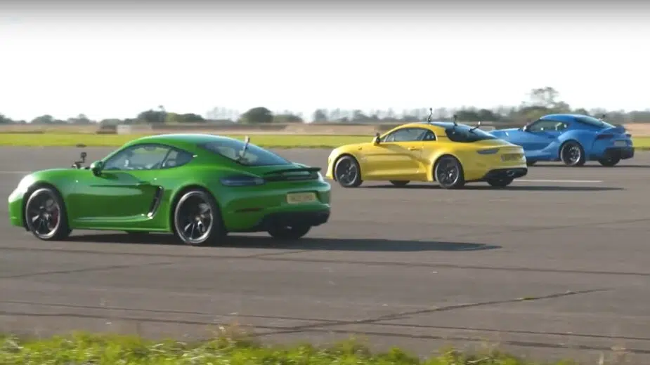 Porsche 718 Cayman GTS vs Alpine A110S vs Toyota GR Supra