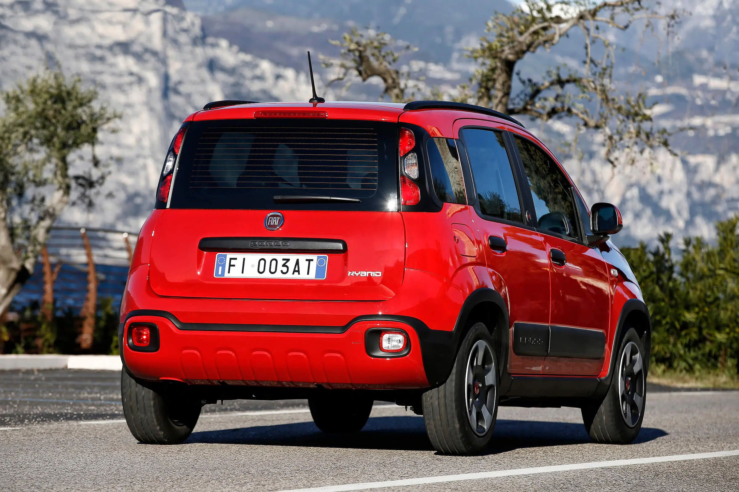 fiat panda (red)