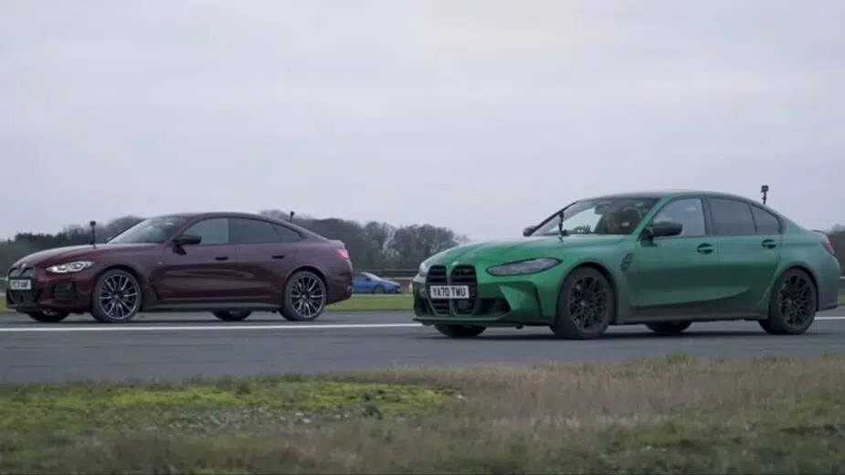 BMW i4 M50 vs BMW M3 Competition