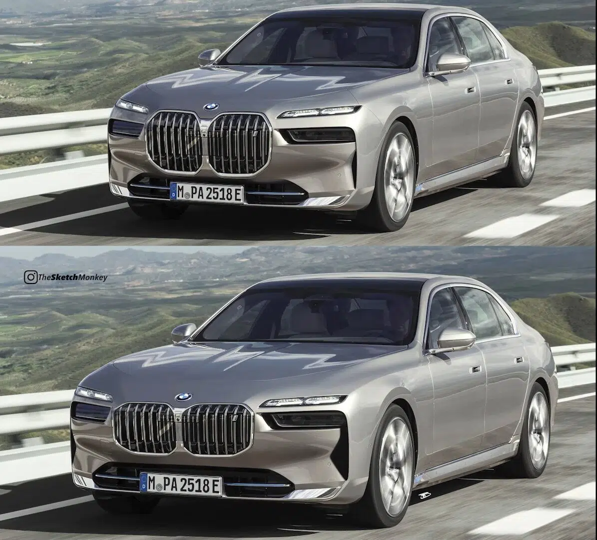 2023 BMW Série 7 redesign