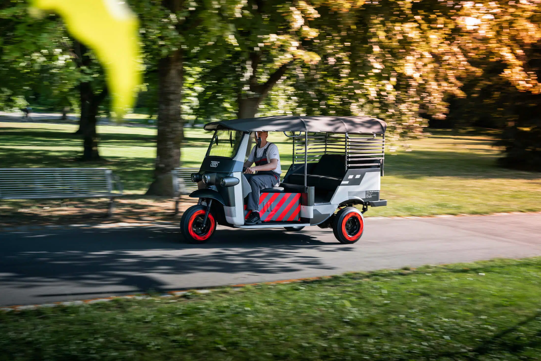 Audi e-tron baterias Tuk Tuk