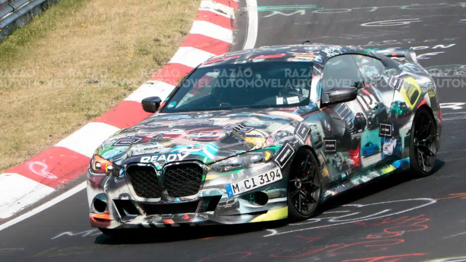 BMW M4 3.0 CSL fotos-espia no Nurburgring