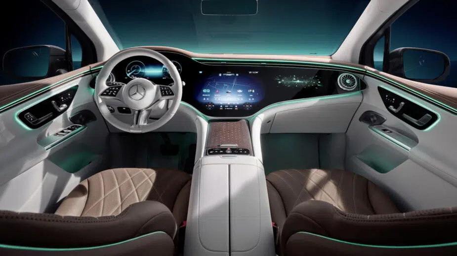 Mercedes EQE SUV interior