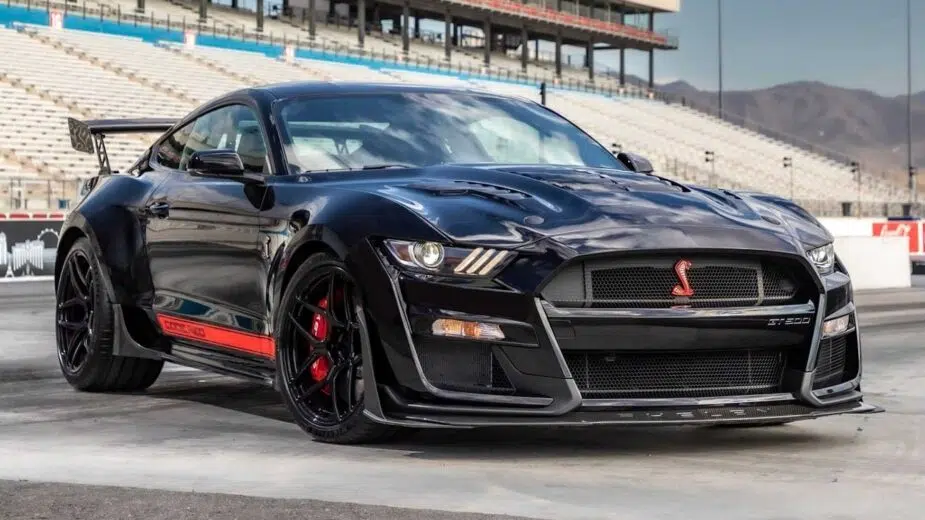 Shelby GT500 Code Red frente 3/4