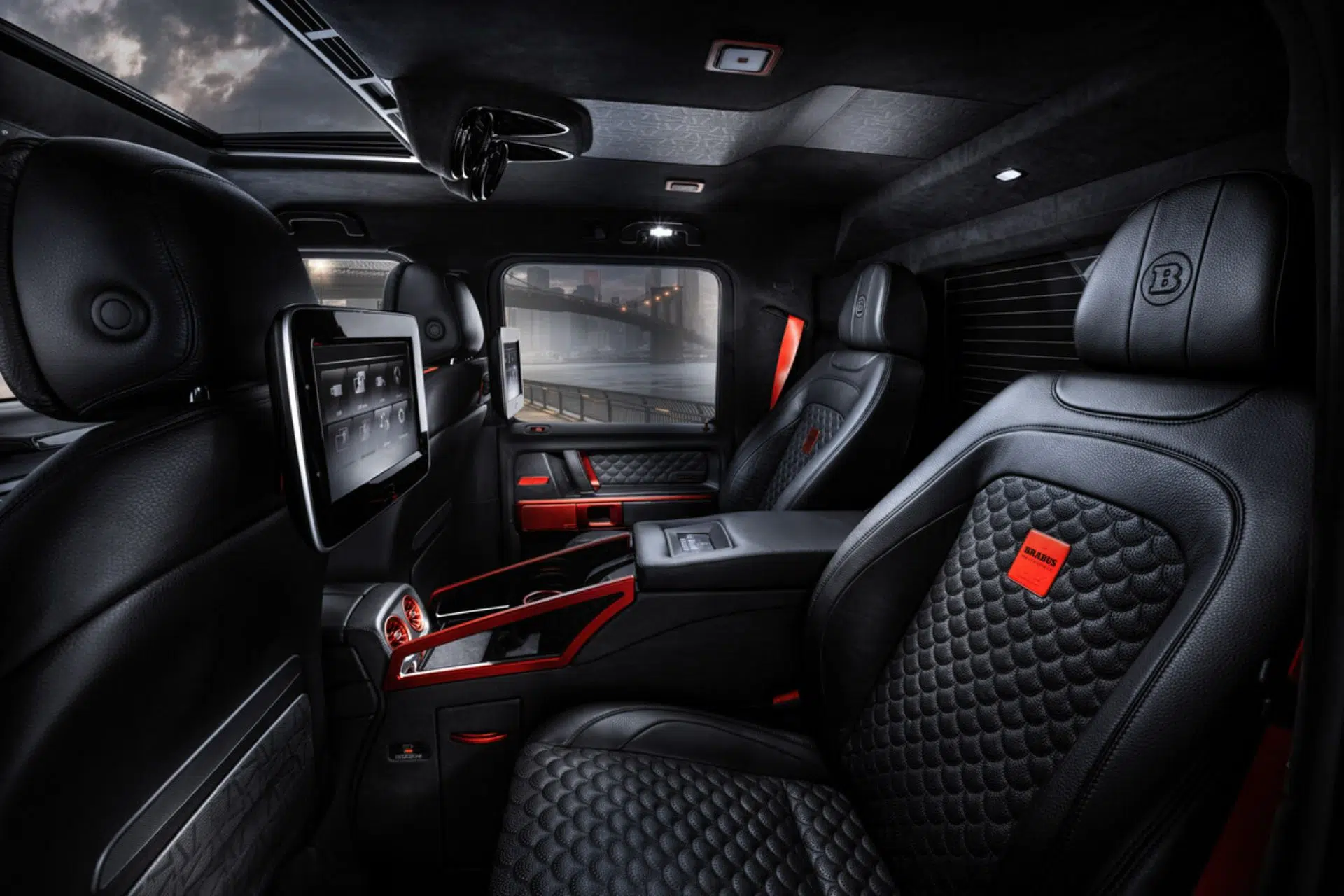 Brabus P900 Rocket Edition bancos traseiros