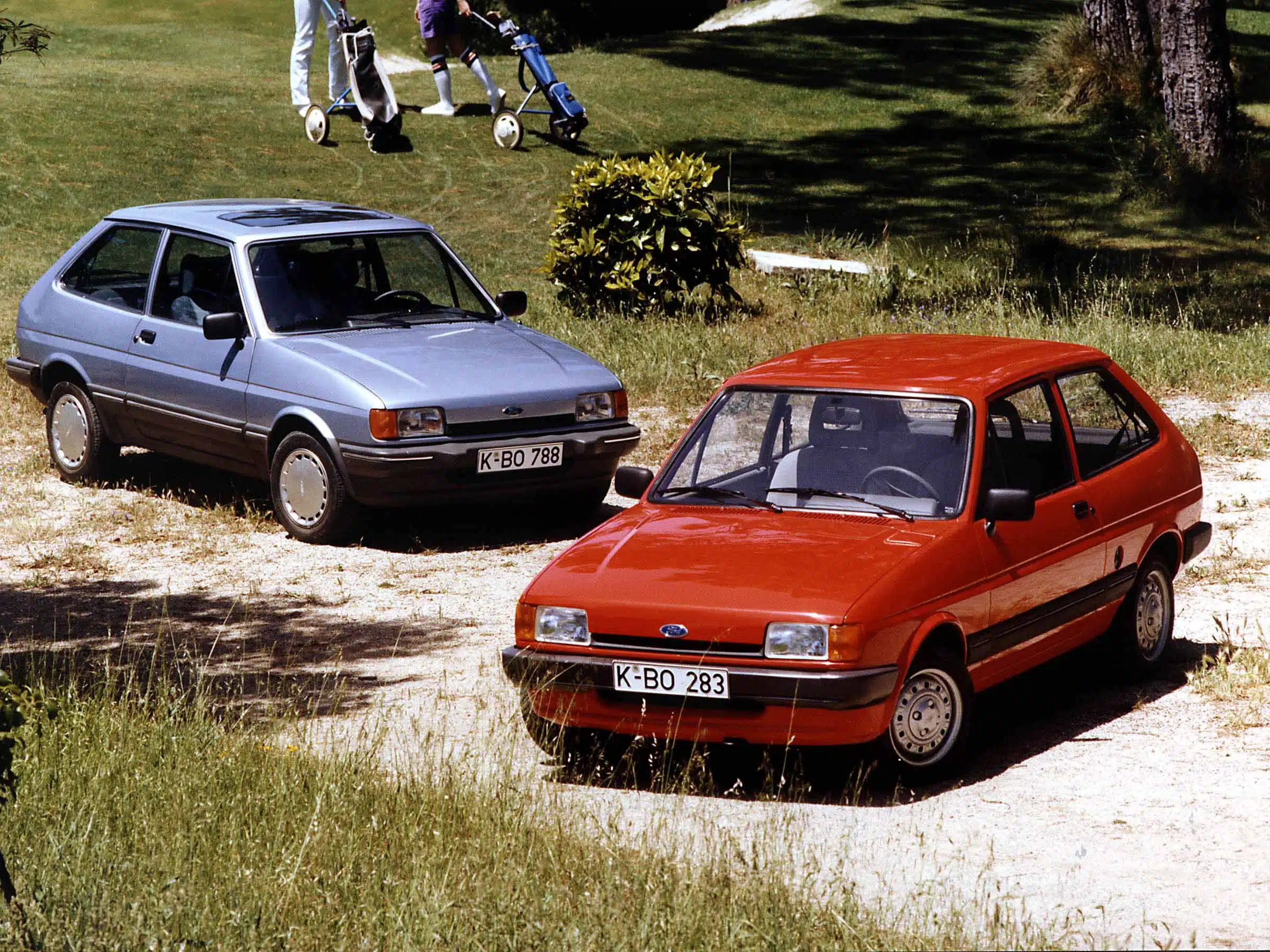 Ford Fiesta Mk2 vista dianteira