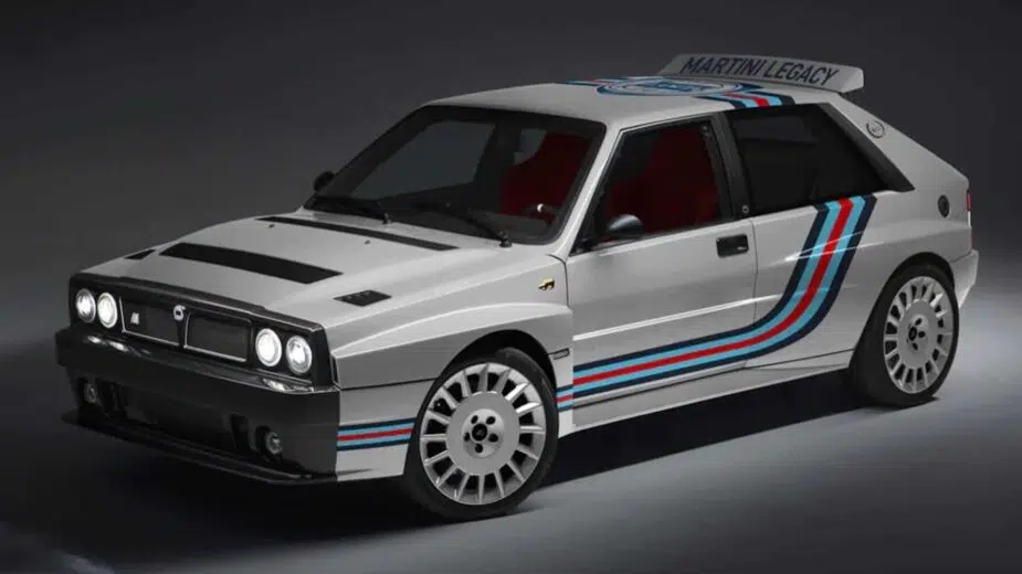 Lancia Delta Futurista vista dianteira 3/4