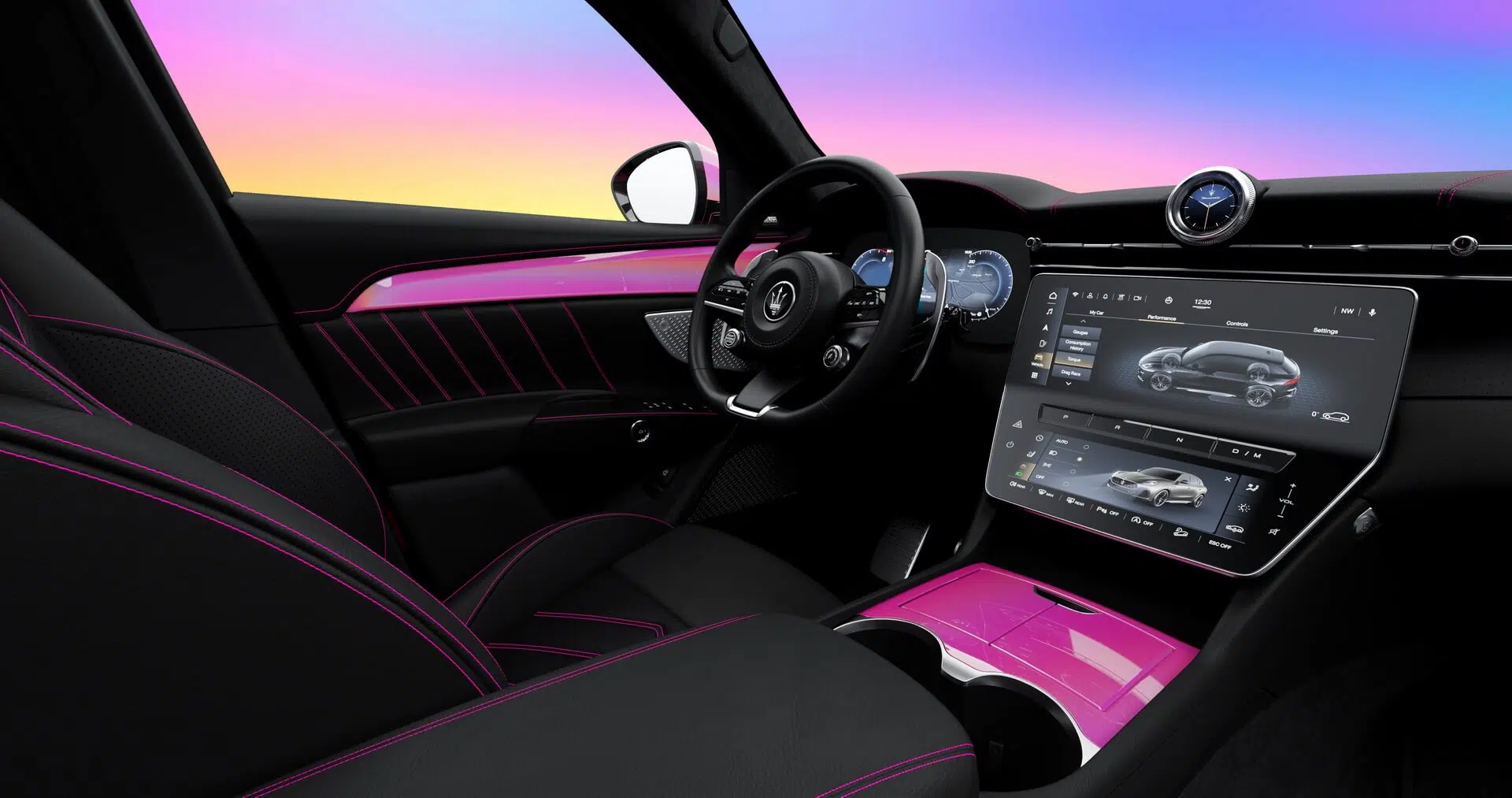 Barbie Maserati Grecale, interior