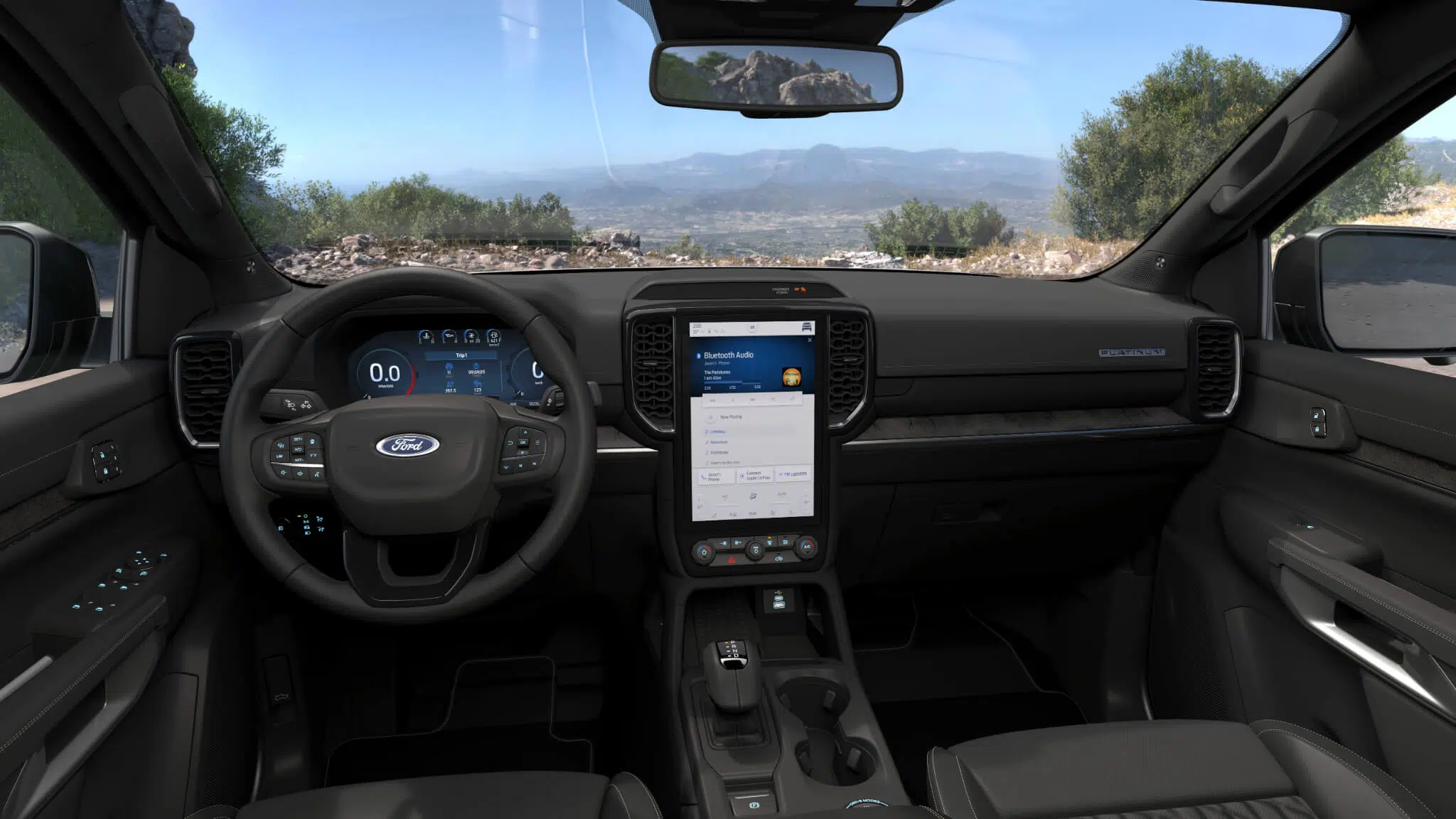 Ford Ranger Platinum interior